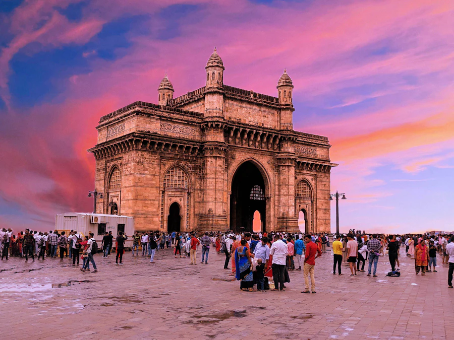 Gateway of India, Mumbai, at sunset